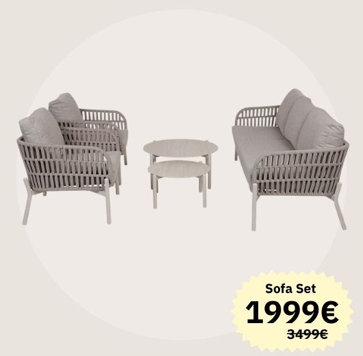 Tokyo Lounge Set – incl. Cushions and Table